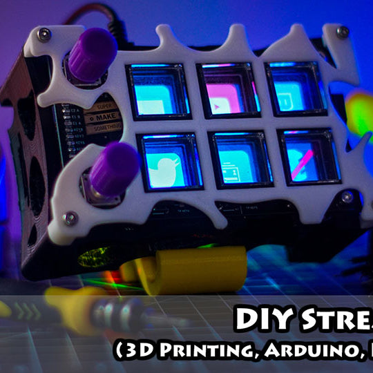Make 3D Printed DIY Stream Deck with Arduino Microcontroller Board