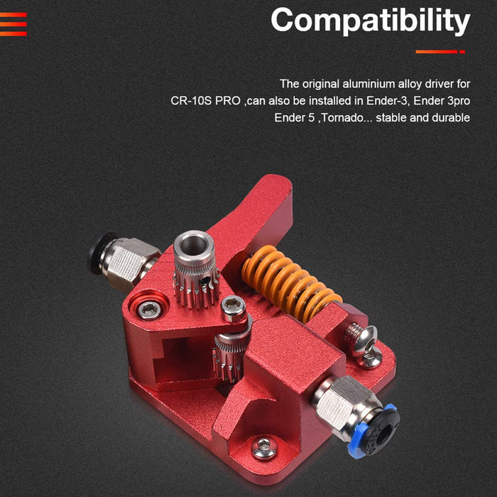 Dual Gear Ender 3 Extruder Compatible with Creality Ender 3 V2,Ender 3 Pro,Ender 3 Neo,Ender 3 V2 Neo,Ender 3 Max Neo,Ender 5,Ender 7,CR6 SE,CR10 3D Printers