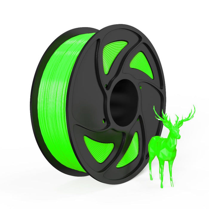 Green Fluorescent PLA Filaments 1kg/Roll 2.2lb 1.75mm - Anet 3D Printer