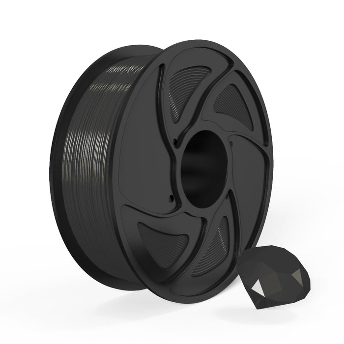Black PETG 1kg/2.2lb 1.75mm Spool 3D Print Filament