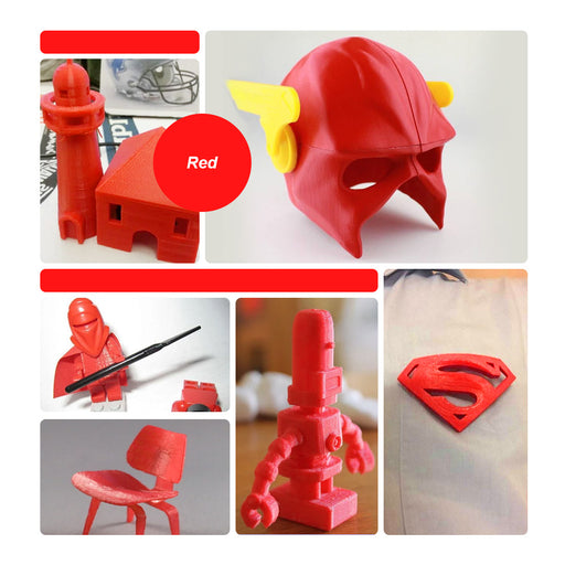 Red TPU 1kg/2.2lb 1.75mm Spool 3D Print Filament