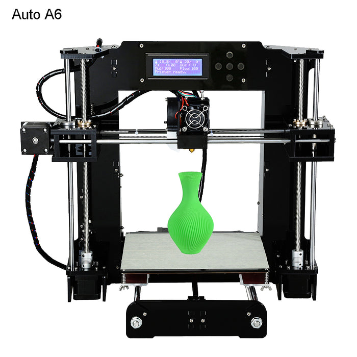 Anet A6 DIY FDM 3D Printer 200*220*250mm Print Size 2004LCD with Leveling Kits - Anet 3D Printer