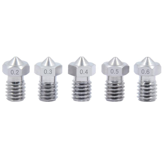 10PCS Stainless Steel Nozzle for E3D V5/V6