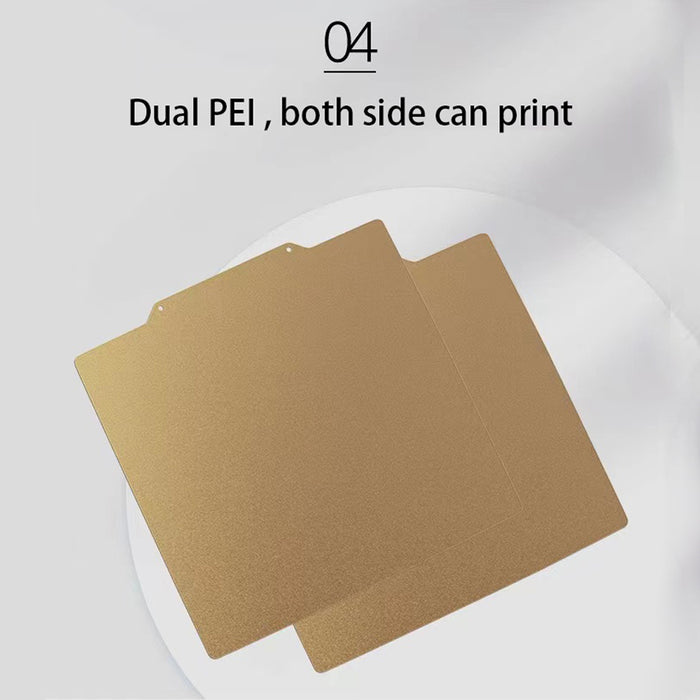 3D Printer Heatbed Hot Bed PEI Sticker Removal Spring Steel Sheet Pre-applied PEI Flex Magnetic Base