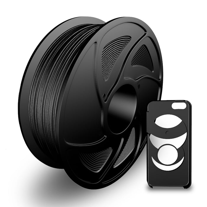 Black TPU 1kg/2.2lb 1.75mm Spool 3D Print Filament